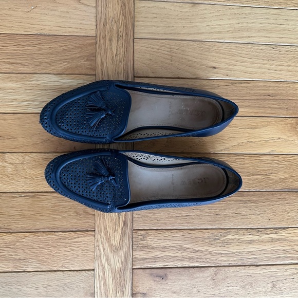 J. Crew Biella Tassel Loafers, navy, size 7.5 - Picture 6 of 11